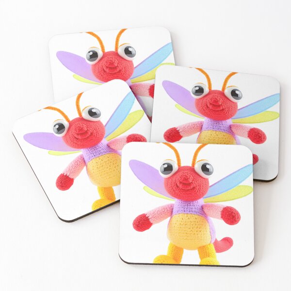 Item preview, Adorably Knitted Dragonfly Colorful Plushie Art designed and sold by canvahub.