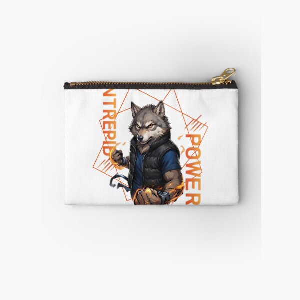 Item preview, Wolf Warrior with fiery strength illustration designed and sold by Ahmedsyde.
