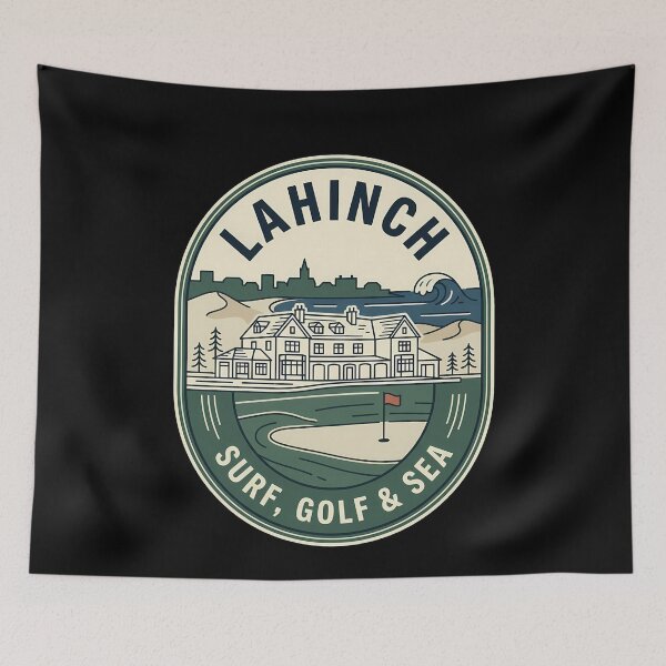 Item preview, Lahinch Ireland Surf Golf Vintage Travel Emblem designed and sold by k3rstman1.