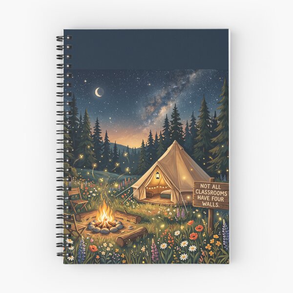 Item preview, Not All Classrooms Have Four Walls Shirt – Wildflower Camping Nature Tee designed and sold by DmaarGroup.