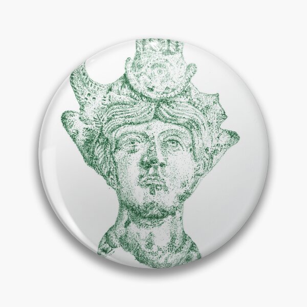 Item preview, Ancient Artifact Series - Bronze Statue of a Woman Green designed and sold by ECMazur Art.
