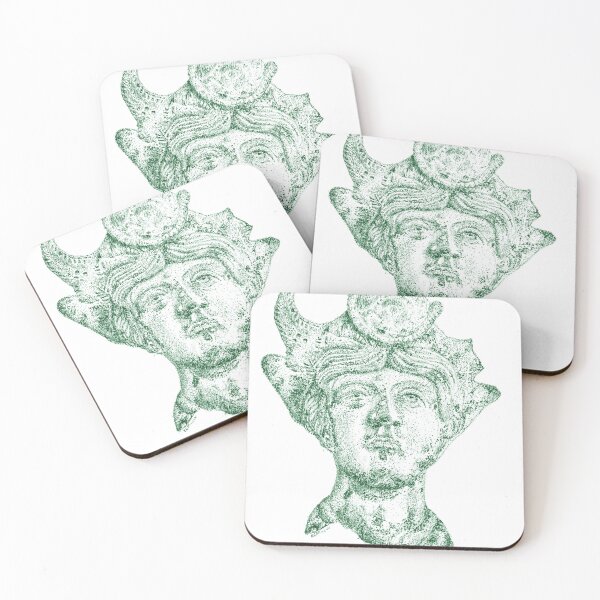 Item preview, Ancient Artifact Series - Bronze Statue of a Woman Green designed and sold by ECMazur Art.