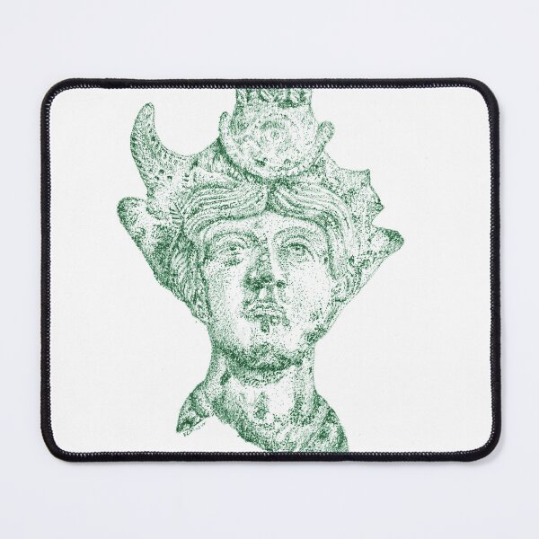 Item preview, Ancient Artifact Series - Bronze Statue of a Woman Green designed and sold by ECMazur Art.