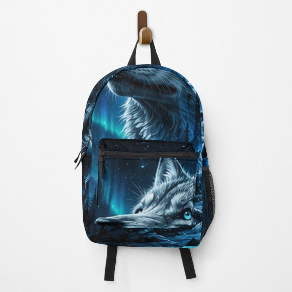 Item preview, Mystical Aurora Wolf Head designed and sold by HollowOakPrints.