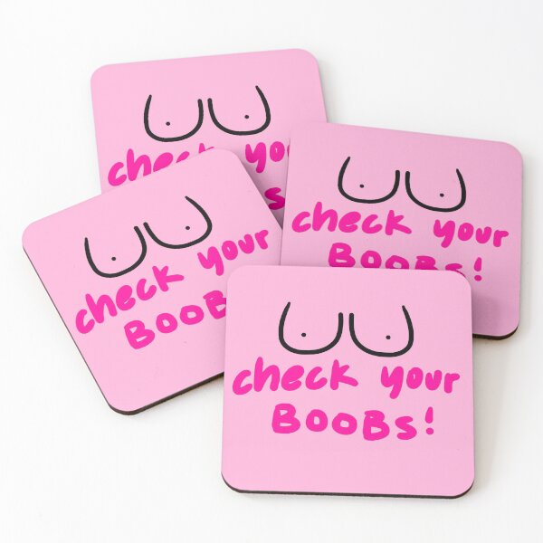 Item preview, Check Your Boobs! designed and sold by Julianna Reyes Designs.