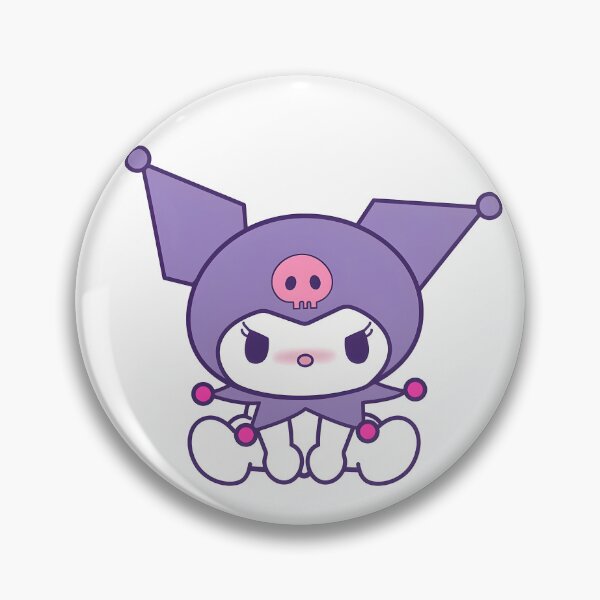 Item preview, Kuromi Purple Skull Hat Sitting designed and sold by Lilith.3x313 Vault.
