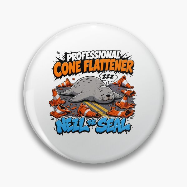 Item preview, Neil the Seal Professional Cone Flattener Funny Meme T-Shirt designed and sold by Uglyandcute.