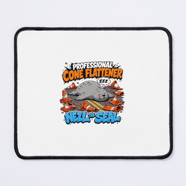 Item preview, Neil the Seal Professional Cone Flattener Funny Meme T-Shirt designed and sold by Uglyandcute.