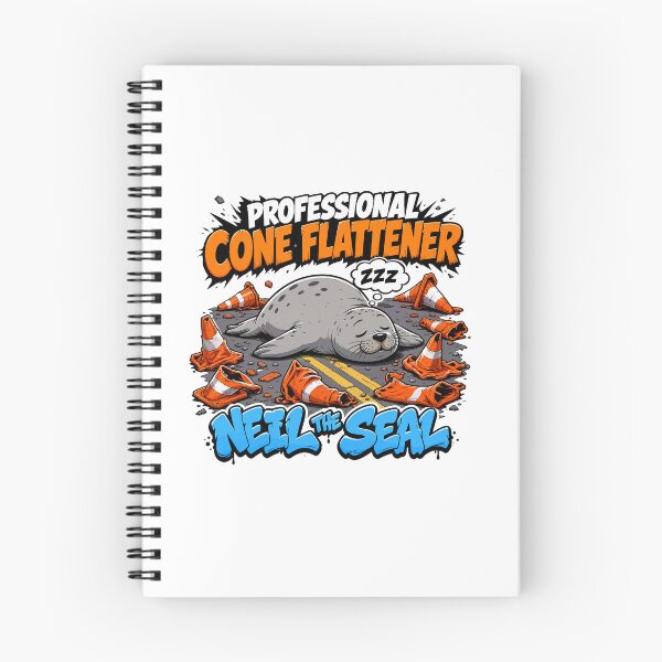 Item preview, Neil the Seal Professional Cone Flattener Funny Meme T-Shirt designed and sold by Uglyandcute.