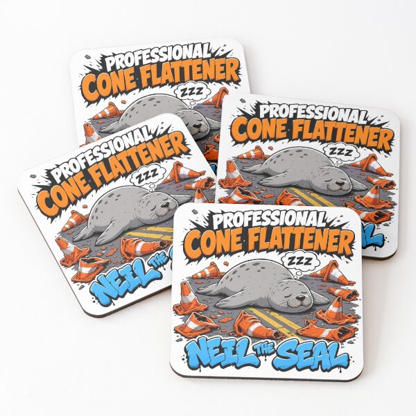 Item preview, Neil the Seal Professional Cone Flattener Funny Meme T-Shirt designed and sold by Uglyandcute.