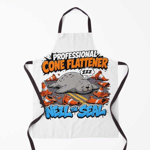 Item preview, Neil the Seal Professional Cone Flattener Funny Meme T-Shirt designed and sold by Uglyandcute.