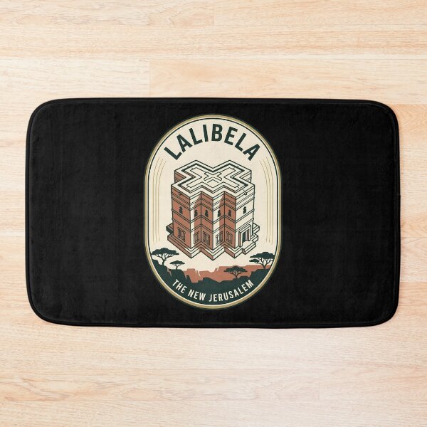 Item preview, Ethiopia Lalibela Rock Church Vintage Travel Emblem designed and sold by k3rstman1.