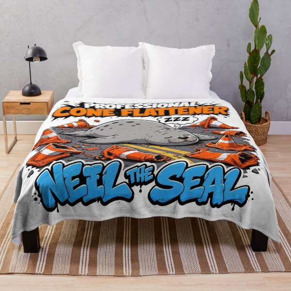Item preview, Neil the Seal Professional Cone Flattener Funny Meme T-Shirt designed and sold by Uglyandcute.