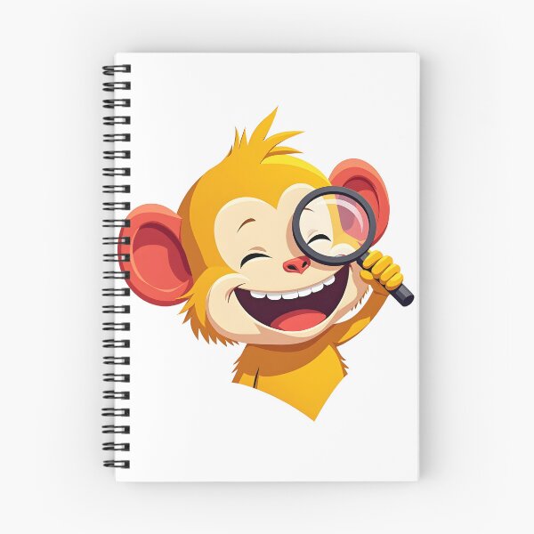 Item preview, Mischievous Winking Monkey Investigator Sticker designed and sold by canvahub.