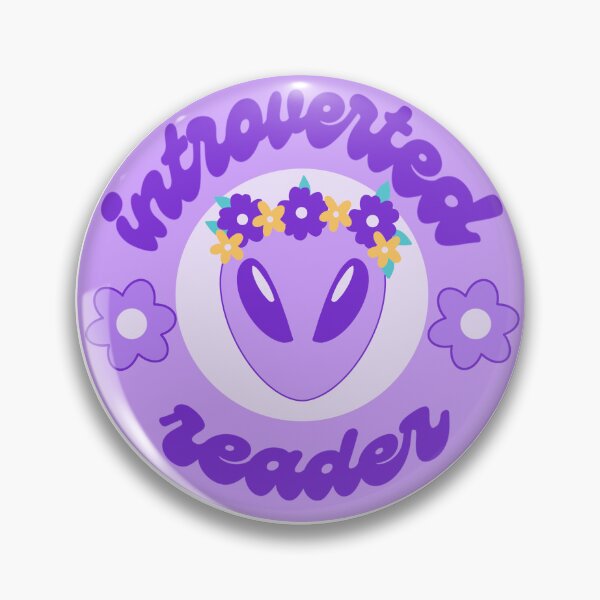 Item preview, Introverted reader purple alien  designed and sold by RavenAMarie .