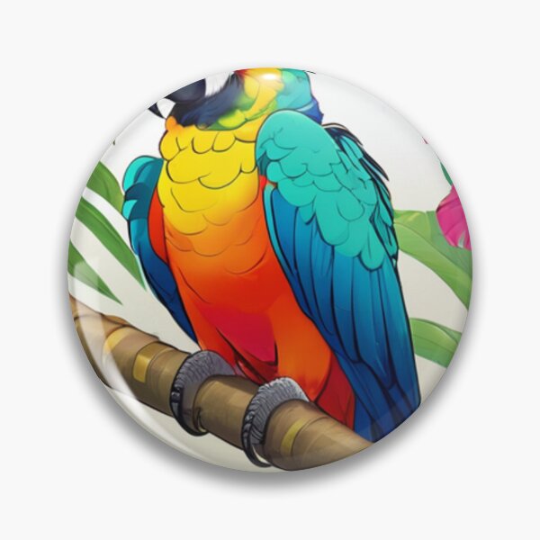 Item preview, Art - Exotic Parrot, Colorful Pop Art Style Illustration designed and sold by World-Pets.