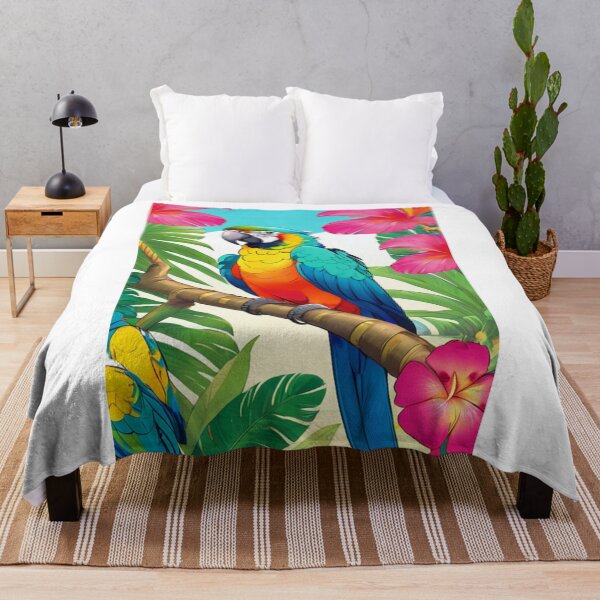 Item preview, Art - Exotic Parrot, Colorful Pop Art Style Illustration designed and sold by World-Pets.