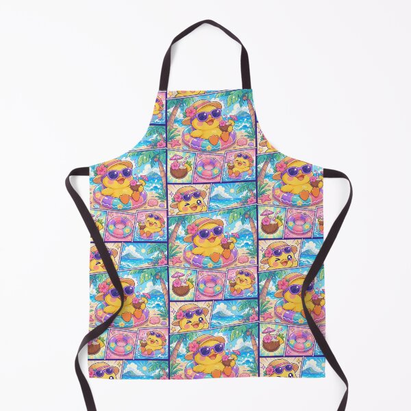 Item preview, Kawaii Duck Island Vacation Comic Panel designed and sold by Gift Phrase Studio.