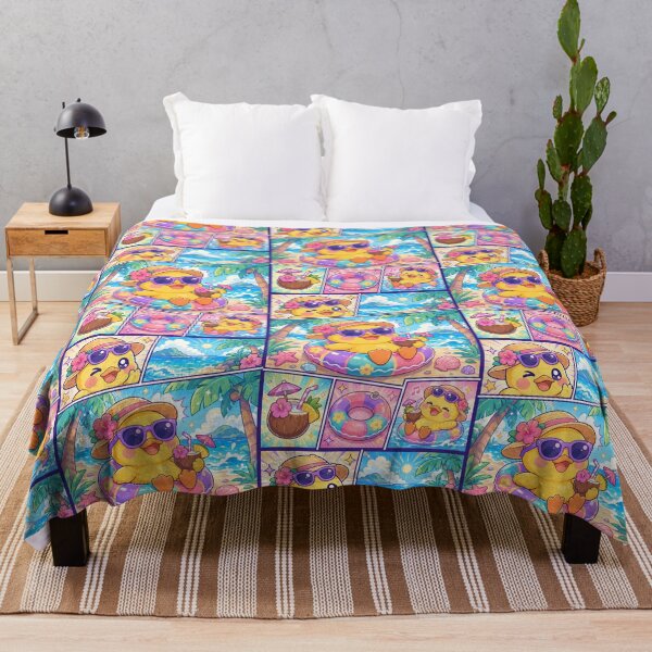 Item preview, Kawaii Duck Island Vacation Comic Panel designed and sold by Gift Phrase Studio.