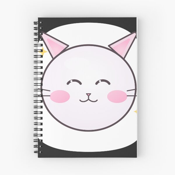 Item preview, Cute Kawaii Cat Sticker | Pastel Pink Cat Lover Gift designed and sold by Moss & Moon Studio.