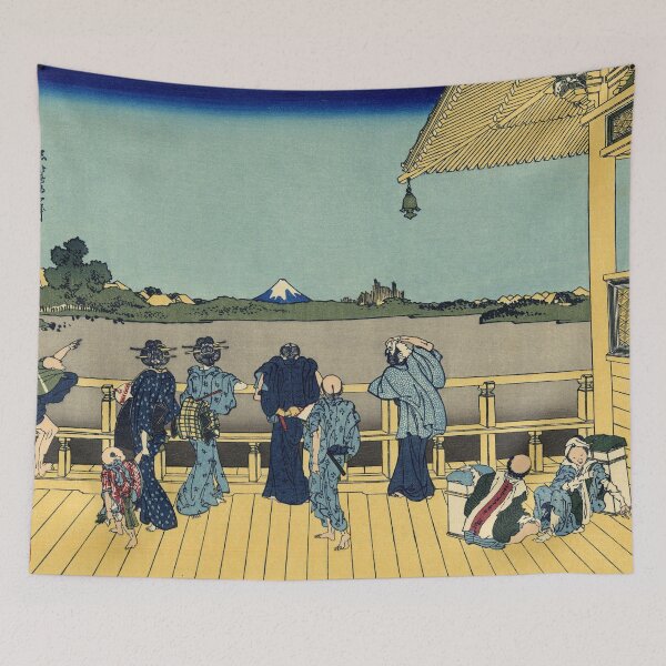 Artikelvorschau, Sazai-Halle - Tempel von fünfhundert Rakan - Katsushika Hokusai entworfen und verkauft von themasters.