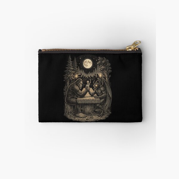 Item preview, Bigfoot vs Mothman Arm Wrestling Match designed and sold by Roy & Tiffany.