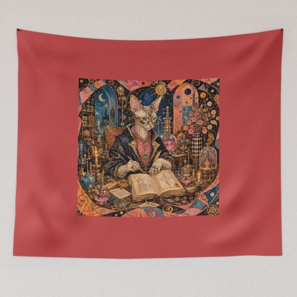 Item preview, The Alchemist Cat - The Feline Grimoire and Golden Magic designed and sold by Natalia-Vlad.