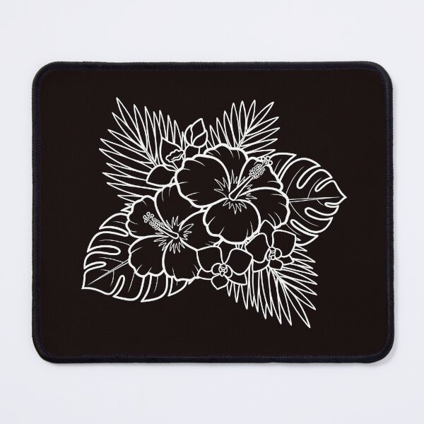 Item preview, Tropical Hibiscus Flowers Illustration designed and sold by ArtPer-design.