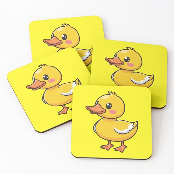 Item preview, Cute Cartoon Duckling Yellow Baby Duck Chibi Art designed and sold by SolutionsArt.