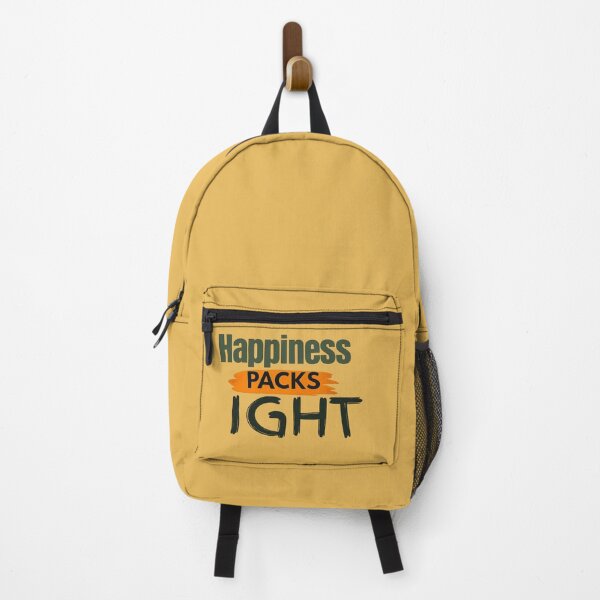 Item preview, Happiness Packs Light Camping Typography Design designed and sold by yochatees.