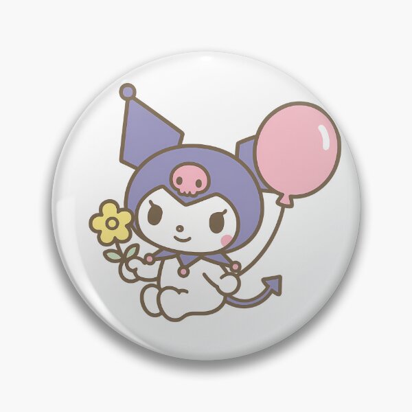 Item preview, Kuromi holding pink balloon and flower  designed and sold by Lilith.3x313 Vault.