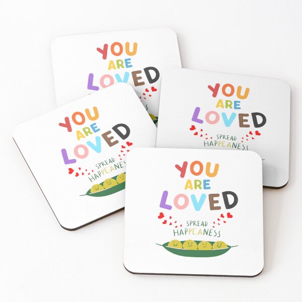 Item preview, You Are Loved Spread Happiness Cute Peas Design designed and sold by NikBrin Prevail .