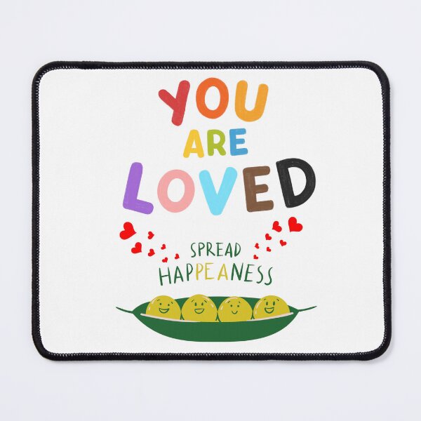 Item preview, You Are Loved Spread Happiness Cute Peas Design designed and sold by NikBrin Prevail .