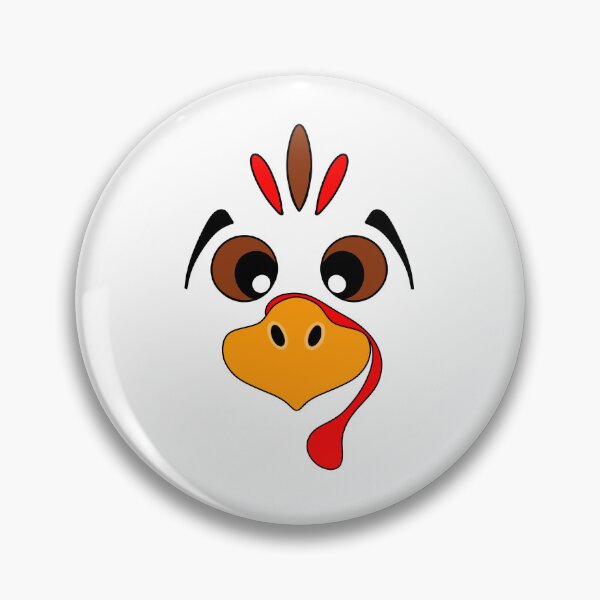 Item preview, Funny Thanksgiving Turkey Face designed and sold by Sartoris Art.