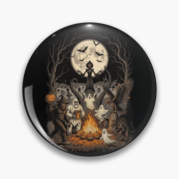 Item preview, Bigfoot Witch Graveyard Ghost Gathering designed and sold by Roy & Tiffany.