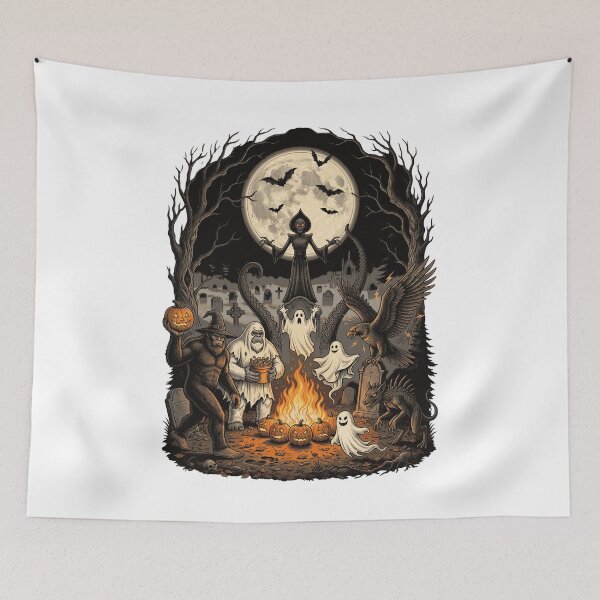 Item preview, Bigfoot Witch Graveyard Ghost Gathering designed and sold by Roy & Tiffany.