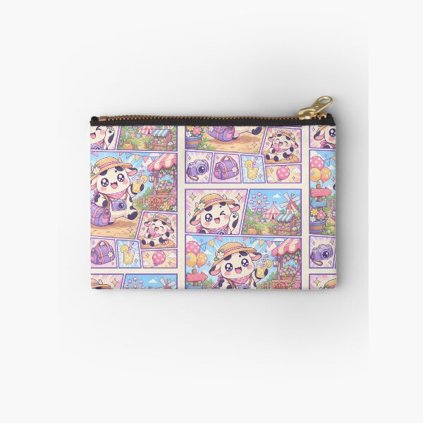 Item preview, Kawaii Cow Country Fair Comic Panel designed and sold by Gift Phrase Studio.