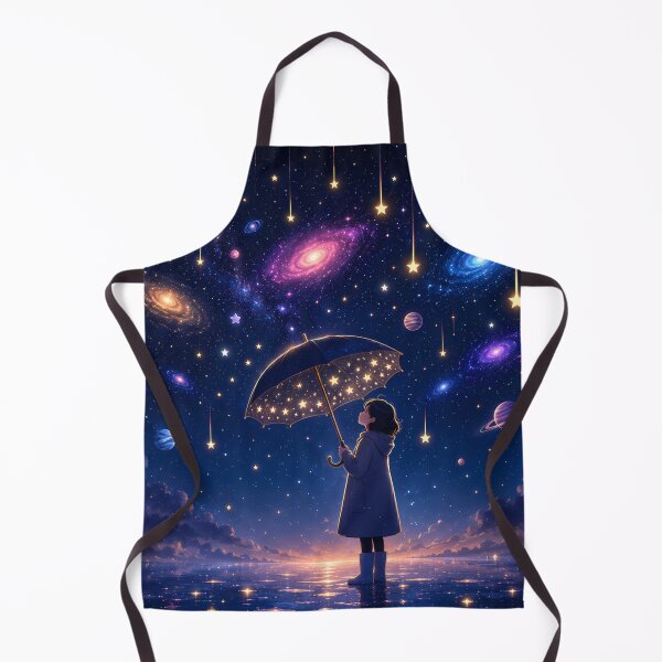 Item preview, Dreamy Galaxy Night with Star Umbrella designed and sold by aminz4.