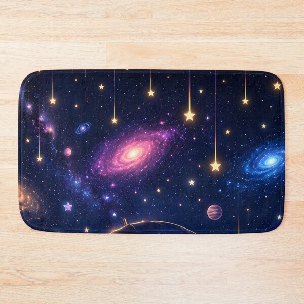 Item preview, Dreamy Galaxy Night with Star Umbrella designed and sold by aminz4.