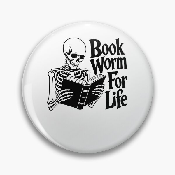 Item preview, Book Worm For Life designed and sold by FreshPixelArt.