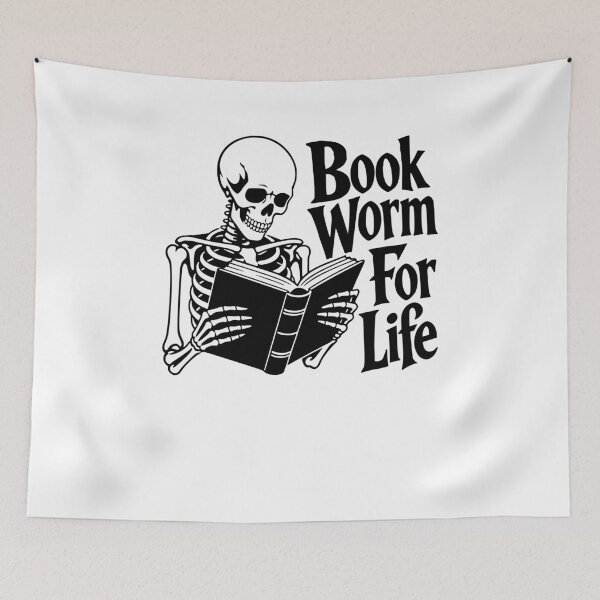 Item preview, Book Worm For Life designed and sold by FreshPixelArt.