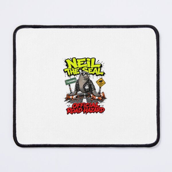 Item preview, Neil the Seal Official Road Hazard Tasmania Street Art Meme designed and sold by Uglyandcute.