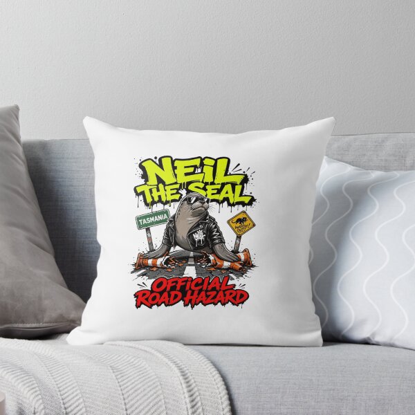 Item preview, Neil the Seal Official Road Hazard Tasmania Street Art Meme designed and sold by Uglyandcute.
