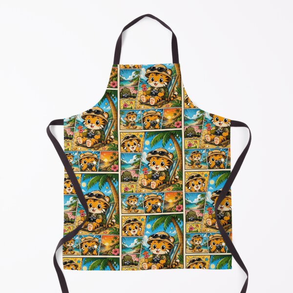 Item preview, Kawaii Tiger Safari Beach Vacation designed and sold by Magmashup.