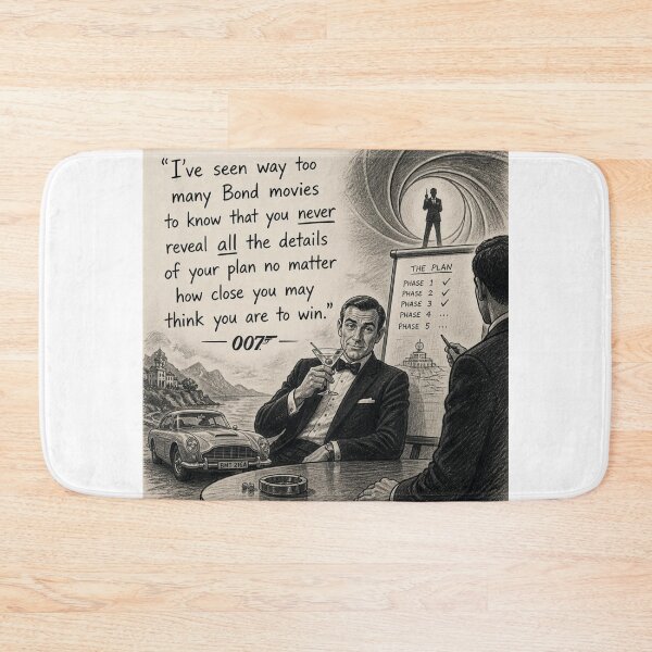 Item preview, I've seen way too many Bond movies... designed and sold by CinemaChronik.