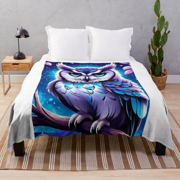Item preview, Art - Fantastic Owl, Dreamlike Digital Illustration designed and sold by World-Pets.