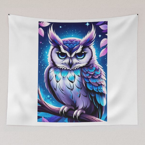 Item preview, Art - Fantastic Owl, Dreamlike Digital Illustration designed and sold by World-Pets.