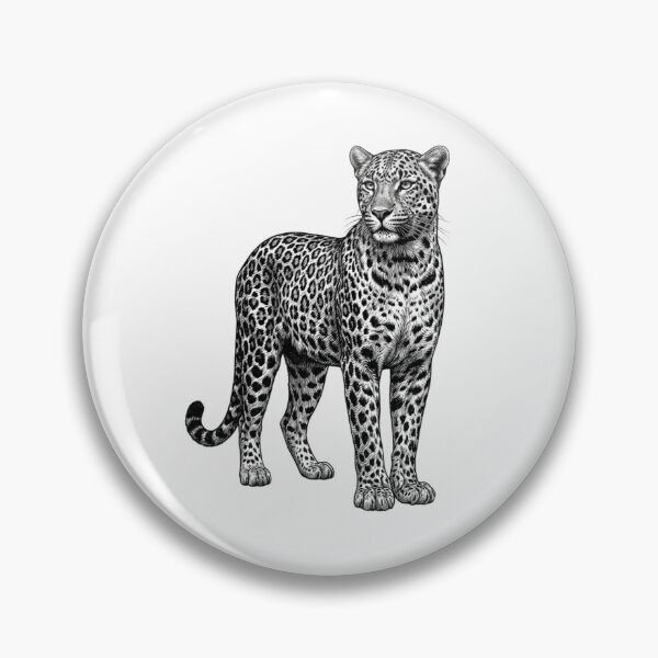 Item preview, Jaguar - Realistic Minimalistic Black and White designed and sold by Minimalisticaly.