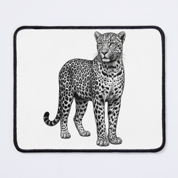 Item preview, Jaguar - Realistic Minimalistic Black and White designed and sold by Minimalisticaly.