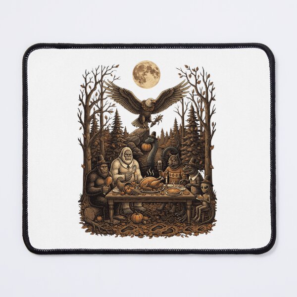 Item preview, Cryptid Thanksgiving Feast Friendsgiving designed and sold by Roy & Tiffany.